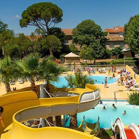 Mobilhome Climatise 3Ch 6P Dans Parc Des 7 Fonts Agde Bagian luar foto